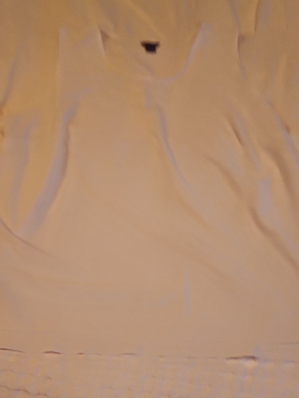 Eddie Bauer Cream Scoop Neck Tank Top Xl